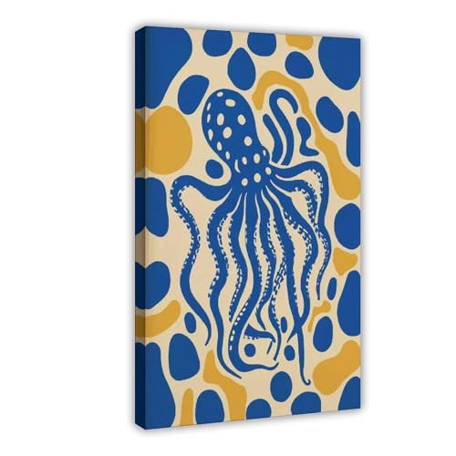 IYTAFGYT Oktopus-Poster, Ozean, Leinwand-Poster, Wandkunstdruck, Bild, Gemälde, 50 x 75 cm IYTAFGYT Oktopus-Poster, Ozean, Leinwand-Poster, Wandkunstdruck, Bild, Gemälde, 50 x 75 cm von IYTAFGYT