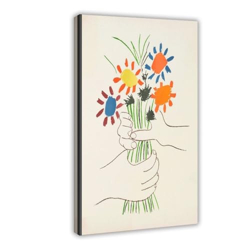 IYTAFGYT Picasso-Blumen-Poster, Leinwand-Poster, Wandkunstdruck, Bild, Gemälde, 60 x 90 cm IYTAFGYT Picasso-Blumen-Poster, Leinwand-Poster, Wandkunstdruck, Bild, Gemälde, 60 x 90 cm von IYTAFGYT