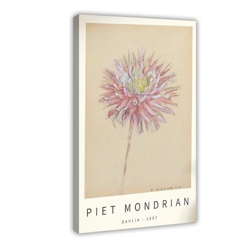 IYTAFGYT Piet Mondrian Ausstellungsposter auf Leinwand, Wandkunstdruck, Bild, Gemälde, 40 x 60 cm IYTAFGYT Piet Mondrian Ausstellungsposter auf Leinwand, Wandkunstdruck, Bild, Gemälde, 40 x 60 cm von IYTAFGYT