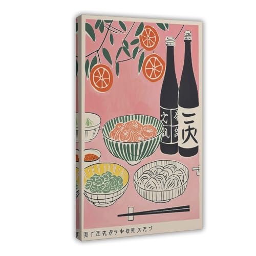 IYTAFGYT Poster auf Leinwand, traditionelles japanisches Essen, 50 x 75 cm, 11 Stück IYTAFGYT Poster auf Leinwand, traditionelles japanisches Essen, 50 x 75 cm, 11 Stück von IYTAFGYT