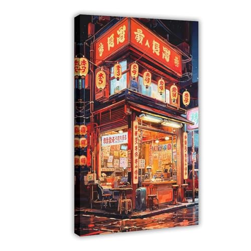 IYTAFGYT Red Ramen Shop Anime-Druck auf Leinwand, Poster, Schlafzimmer, Dekoration, Landschaftsdekoration, Geschenk, 20 x 30 cm IYTAFGYT Red Ramen Shop Anime-Druck auf Leinwand, Poster, Schlafzimmer, Dekoration, Landschaftsdekoration, Geschenk, 20 x 30 cm von IYTAFGYT