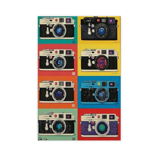 IYTAFGYT Retro-Kamerastock, Leinwandposter, Schlafzimmer, Dekoration, Landschaftsdekoration, Geschenk, 40 x 60 cm von IYTAFGYT