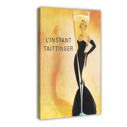 IYTAFGYT Stilvolles Champagner-Poster, Leinwand-Poster, Wandkunstdruck, Bild, Gemälde, 50 x 75 cm IYTAFGYT Stilvolles Champagner-Poster, Leinwand-Poster, Wandkunstdruck, Bild, Gemälde, 50 x 75 cm von IYTAFGYT