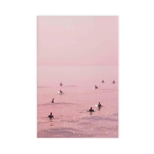 IYTAFGYT Surfing-Poster, Retro-Surf-Druck, Leinwand-Poster, Schlafzimmer, Dekoration, Landschaftsdekoration, Geschenk, 40 x 60 cm von IYTAFGYT