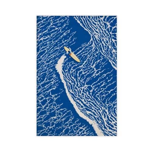 IYTAFGYT Surfing-Poster, Strand-Leinwand-Poster, Schlafzimmer-Dekor, Landschaftsdekoration, Geschenk, 40 x 60 cm von IYTAFGYT