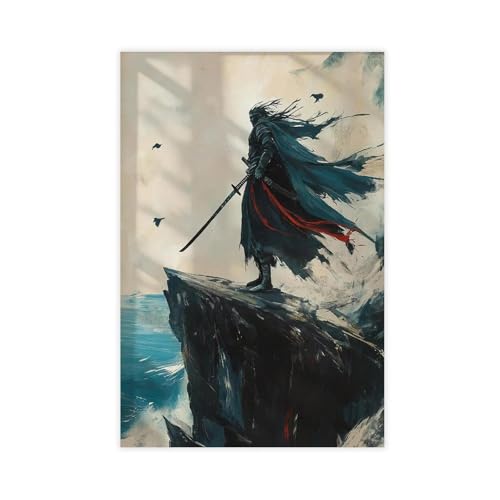 IYTAFGYT Ukiyo-e Poster auf Leinwand, Wandkunstdruck, Bild, Gemälde, 60 x 90 cm von IYTAFGYT