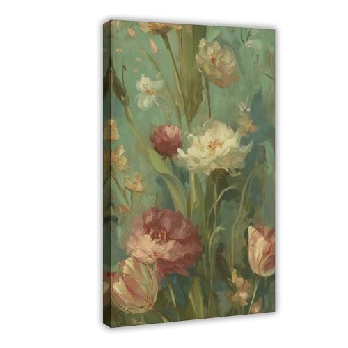 IYTAFGYT Vintage-Blumen-Wandkunst, Leinwand-Poster, Wandkunstdruck, Bild, Gemälde, 60 x 90 cm IYTAFGYT Vintage-Blumen-Wandkunst, Leinwand-Poster, Wandkunstdruck, Bild, Gemälde, 60 x 90 cm von IYTAFGYT