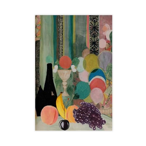 IYTAFGYT Vintage-Poster mit abstraktem Obst-Stillleben, Leinwand-Poster, Wandkunstdruck, Bild, Gemälde, 60 x 90 cm IYTAFGYT Vintage-Poster mit abstraktem Obst-Stillleben, Leinwand-Poster, Wandkunstdruck, Bild, Gemälde, 60 x 90 cm von IYTAFGYT