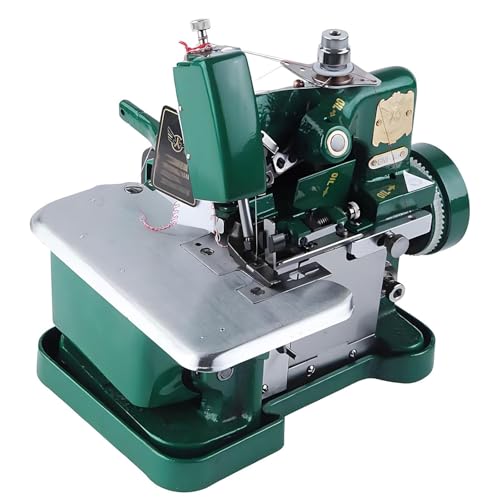 Overlock-Maschine, Industrie-Overlock, Overlock 435D, 3–4 Fäden, verstellbare Stichlänge mit Metallrahmen für strapazierfähige Stoffe, inklusive Zubehör von IYUESQ