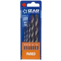 Izar - hartmetall-standard-zylinderwandbohrer-set 1485- 4 bis 10 mm 5 stück - 30215 von IZAR