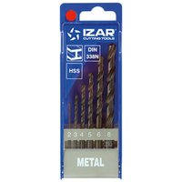 Izar - standard zylindrischer metallbohrer hss DIN338N satz 1462-2 bis 8 mm 6 stück - 30230 von IZAR