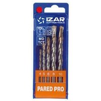 Izar - wolframkarbid profi wand bohrer jueg 1486-4 bis 10 mm 5 stück - 30220 von IZAR