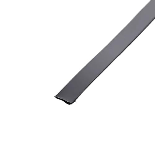 Edelstahl Wandleisten Selbstklebend Edelstahl-Flachdekorlinien For Hintergrundwand, Deckenkantenstreifen, Selbstklebender Wandaufkleber(Black,1.5cm) von IZHAOGJING