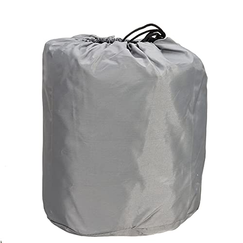 IZHAOGJING Bootsplane, Abdeckplanen Für Boote 3.5-4.5m Graue Hochleistungs-offene Bootsabdeckung Angeln Ski-Runabout wasserdicht 210D Anti-UV-V-Rumpfleiter-Marineboot-Leinwand(490x240cm) von IZHAOGJING