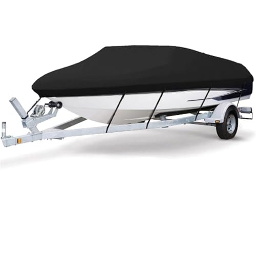 IZHAOGJING Bootsplane, Abdeckplanen Für Boote Bootsabdeckung Yacht Outdoor-Schutz Wasserdicht Heavy Duty Silber Reflektierend 210D Oxford-Gewebe Anti-Smashing Langlebig Reißfest(20-22FT 700x320cm) von IZHAOGJING