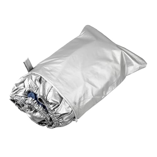 IZHAOGJING Bootsplane, Abdeckplanen Für Boote Bootsabdeckung Yacht Outdoor-Schutz Wasserdichter Bootsabdeckungsstoff Anti-Smashing Reißfest Silber Reflektierend 11-22FT(20-22FT) von IZHAOGJING