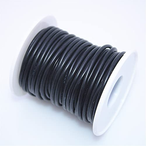 IZHAOGJING Silikonkabel, Elektrokabel 10 Meter / 50 Meter flexibel Hochtemperaturbeständiger Silikondraht 12AWG 13 14 15 16 17 18 20 22 Silikonkabel(Black,50M_22 AWG) von IZHAOGJING