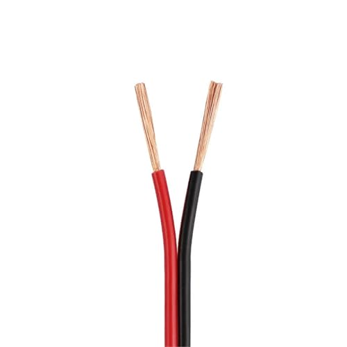IZHAOGJING Silikonkabel, Elektrokabel 10M RVB Rot Schwarz 2 Pins Elektrische Draht 12 14 16 18 20 22 AWG PVC Isolierte Blank Kupfer Stromleitungen Kabel(10 Meters_14AWG 1.5MM2) von IZHAOGJING
