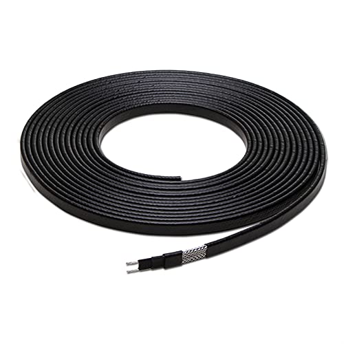 IZHAOGJING Silikonkabel, Elektrokabel 20W / m Niedrige Temperatur Selbstregler Heizband Schneeschmelzablauf Wasserleitung Freeze Schutz Wärmekabel(50m) von IZHAOGJING