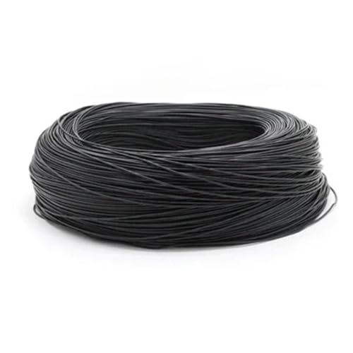 IZHAOGJING Silikonkabel, Elektrokabel 5M 24 22 20 18 16 14 12 10 8 AWG UL1015 Elektrische Draht PVC Isolierte Lampe Beleuchtung Kupfer Kabel DIY Linie 600V(Black,5 Meters_8AWG) von IZHAOGJING