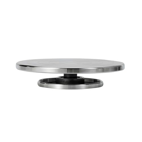 IZHAOGJING TöPferscheibe, Drehscheibe TöPfern 15 cm - 30 Doppelseitiger Aluminium-Drehteller for Keramik-Ton-Skulptur-Plattform, Töpferscheibe, Faule Drehwerkzeuge(20cm) von IZHAOGJING