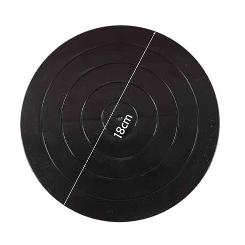 IZHAOGJING TöPferscheibe, Drehscheibe TöPfern 1Pcs 11/18 cm Plastic Pottery Wheels Rotate Turntable DIY 360 Rotation Rotary Plate Clay Sculpture Tool Diameter(18cm) von IZHAOGJING