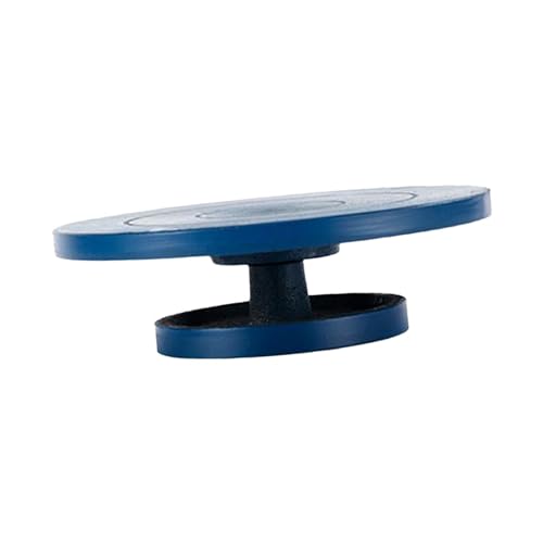IZHAOGJING TöPferscheibe, Drehscheibe TöPfern Bildhauer Rad Plattenspieler Metallkonstruktion for Künstlerische Arbeiten(Blue 10cm) von IZHAOGJING