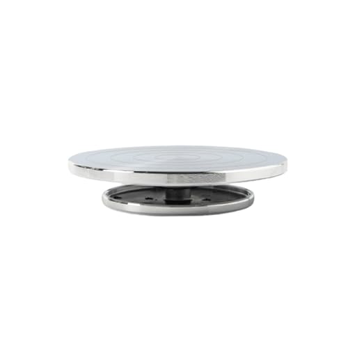 IZHAOGJING TöPferscheibe, Drehscheibe TöPfern DIY Keramik Ton Töpferei Drehscheibe Rotierende Scheibe Runde Töpferscheibe Skulptur Trimmen Spinner Werkzeug Kuchen(20) von IZHAOGJING