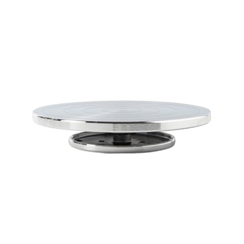 IZHAOGJING TöPferscheibe, Drehscheibe TöPfern DIY Keramik Ton Töpferei Drehscheibe Rotierende Scheibe Runde Töpferscheibe Skulptur Trimmen Spinner Werkzeug Kuchen(25) von IZHAOGJING
