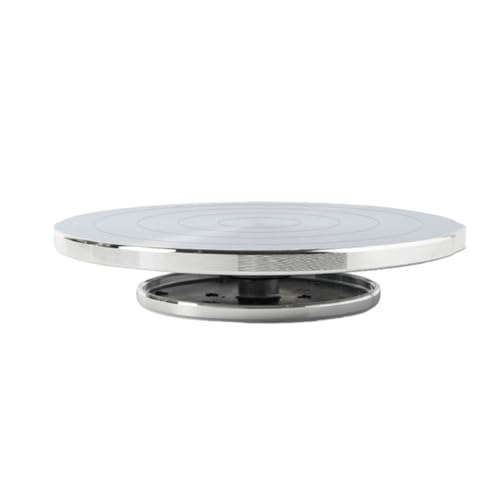 IZHAOGJING TöPferscheibe, Drehscheibe TöPfern DIY Keramik Ton Töpferei Drehscheibe Rotierende Scheibe Runde Töpferscheibe Skulptur Trimmen Spinner Werkzeug Kuchen(30) von IZHAOGJING