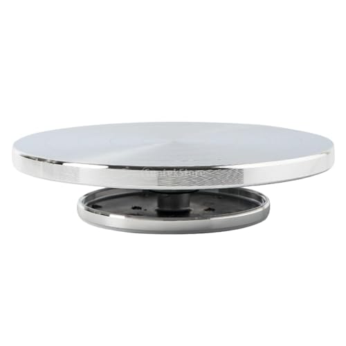 IZHAOGJING TöPferscheibe, Drehscheibe TöPfern Doppelseitige Töpferscheibe, Aluminium-Drehteller, Töpferräder, Die Drehteller-Skulptur Bilden, Keramik-DIY-Ton-Werkzeug(Option1 20cm) von IZHAOGJING