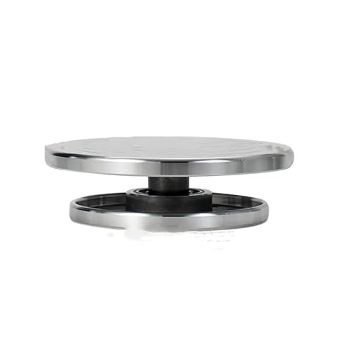 IZHAOGJING TöPferscheibe, Drehscheibe TöPfern Doppelseitiger Aluminium-Drehteller for Keramik- und Tonskulpturen, Töpferscheibe, Faule Drehwerkzeuge, 15–30 cm(30cm) von IZHAOGJING