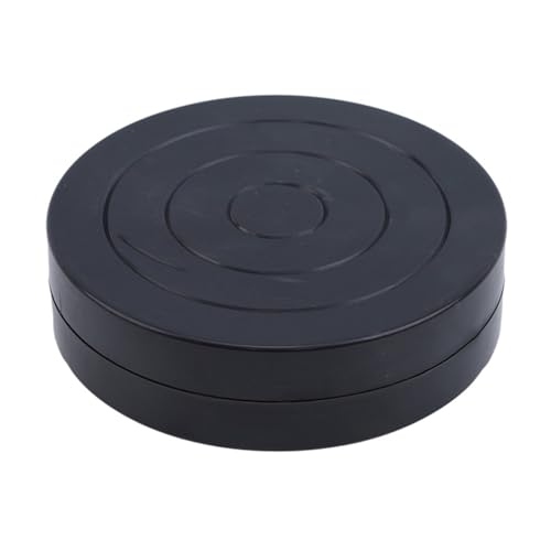 IZHAOGJING TöPferscheibe, Drehscheibe TöPfern Schwarzes Zieh-Ton-Bildhauerwerkzeug, Töpferscheibe, Drehbarer Drehteller, Töpfer-Drehteller, Student-Ton-Töpfer-Skulptur-Drehteller von IZHAOGJING