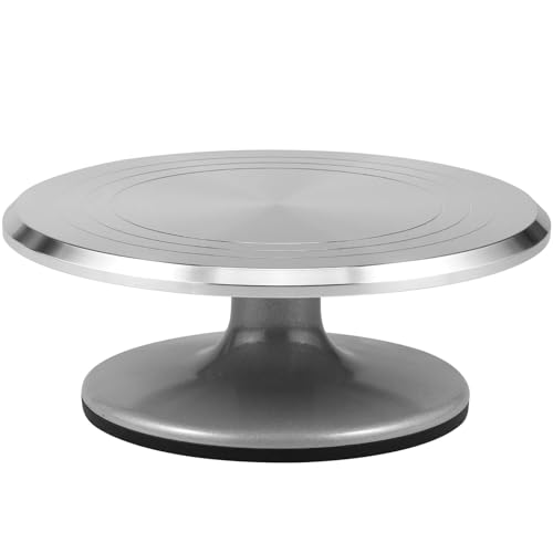 IZHAOGJING TöPferscheibe, Drehscheibe TöPfern Töpferscheibe, 25,4 cm, Robuste, Gegossener Metall-Bildhauer-Drehteller, rutschfest(12in) von IZHAOGJING