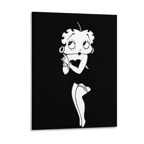 IZIWDORW Betty Moderne Kunst, gerahmtes Leinwandbild mit Holzaufhänger, fertig zum Präsentieren zu Hause oder am Arbeitsplatz IZIWDORW Betty Moderne Kunst, gerahmtes Leinwandbild mit Holzaufhänger, fertig zum Präsentieren zu Hause oder am Arbeitsplatz von IZIWDORW