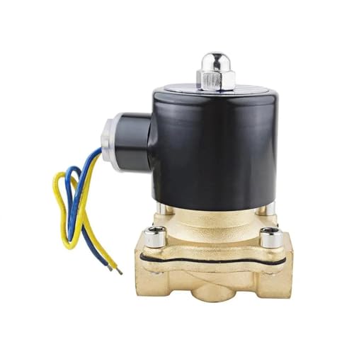 1/2 3/4 Zoll NPT 2/2 Normalerweise geschlossenes 12-V-Elektromagnetventil for Wasser 150 Grad Celsius, 1 Stück(1/2",BSP_240VAC) von IZNIDUGK