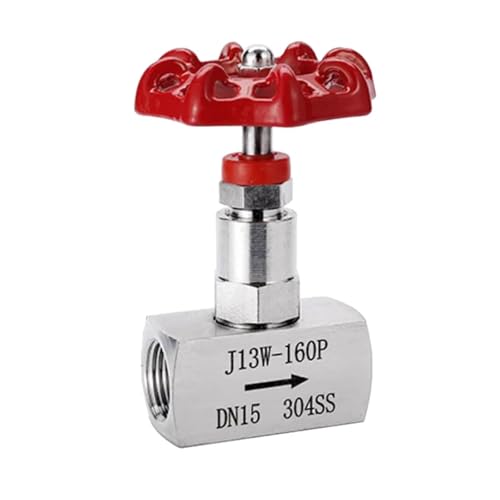 1/4 3/8 1/2 3/4 Zoll Edelstahl Nadelventil J13-160P Innengewinde Globe 1 Stücke(3/4") von IZNIDUGK