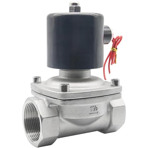 1-1/2 Zoll Edelstahl AC230V Low Power Elektromagnetisches Magnetventil 1 Stücke(EPDM-SEAL_24VDC_NORMALLY OPEN) von IZNIDUGK