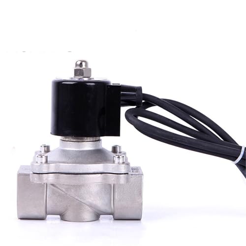 1 Zoll Edelstahl Normalerweise Geschlossen Unterwasser Magnetventil Niederdruck Magnetventil 220V 12V 24V 1Pcs(BSP_110VAC) von IZNIDUGK