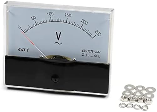 44L1 Zeigertyp AC-Voltmeter AC 0-150 V-1000 V Analog Panel Spannungsmesser Voltmeter 1 Stücke(AC0-300V) von IZNIDUGK