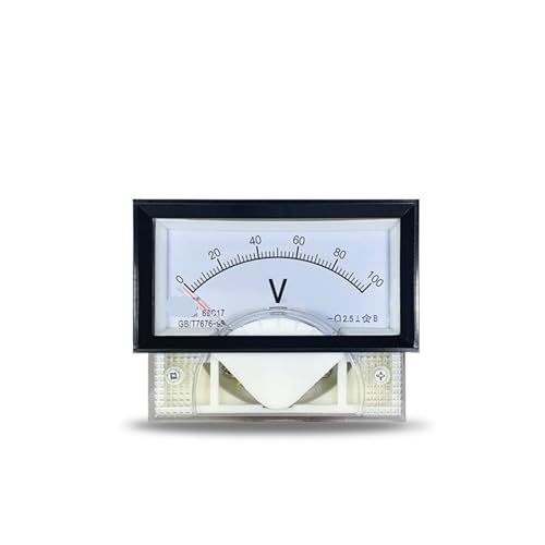 69c17-v DC-Voltmeter 10 V 15 V 20 V 75 V 300 V 450 V 600 V Zeiger DC mit Black Box 1 Stücke(DC450V) von IZNIDUGK