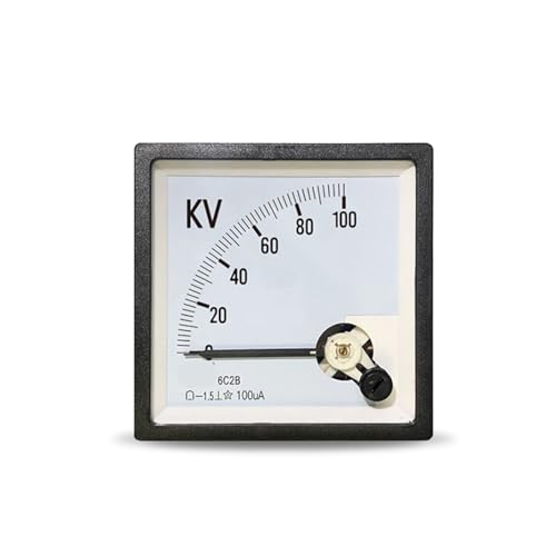 6C2B DC Hochspannungsvoltmeter 5kv-200kv Kilovoltmeter 50ua 100ua DC 1St(DC5KV 100uA) von IZNIDUGK