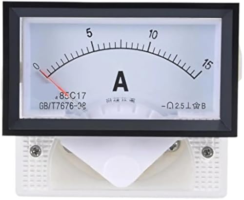 85C17 Analog Strom Panel Meter DC 0-15A 5A10A30A5A Amperemeter 1Pcs(2A) von IZNIDUGK