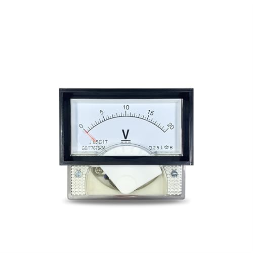 85C17 DC Voltmeter 5V-600V Zeigermessung DC Schaltung Lithiumbatterie Volt 1St(DC 250V) von IZNIDUGK