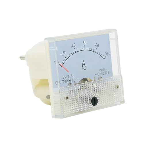 85L1 AC Zeiger Typ Analog Strom Meter Panel 1A-500A Mechanische Amperemeter 1Pcs(50A (5A)) von IZNIDUGK