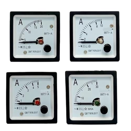 99T1-A Analog Panel Amperemeter Gauge Ampere Strom Meter 1A2A3A5A10A20A30A50A Zeiger Typ AC Amperemeter 1Pcs(50A) von IZNIDUGK