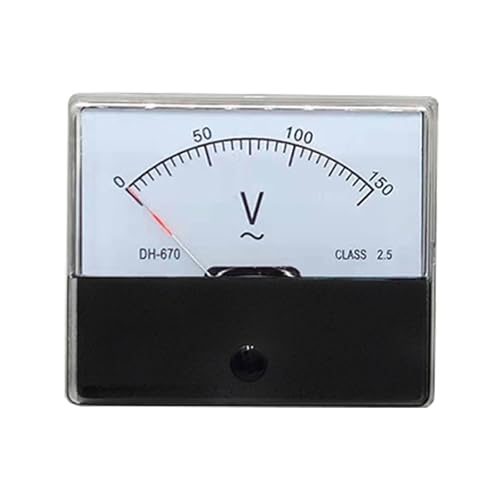 Analoges Voltmeter-Messgerät DH-670 Voltmeter AC-Panelmeter Spannungstester 5V-300V for Schaltungsprüfung 1St(10V) von IZNIDUGK