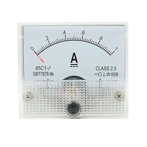 DC 0-1A Strom Rechteckigen Panel Analog Amperemeter Mess Werkzeug 85C1-A 1Pcs DC 0-1A Strom Rechteckigen Panel Analog Amperemeter Mess Werkzeug 85C1-A 1Pcs von IZNIDUGK
