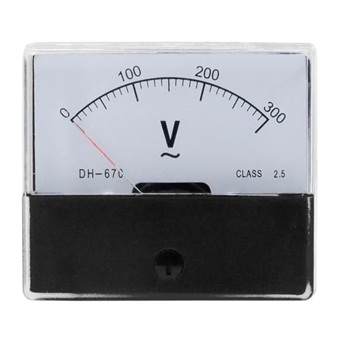 DH670 AC 5-500 V Zifferblatt Analog Panel Volt Spannung Meter Gauge AC Voltmeter 1 Stücke(5V) von IZNIDUGK