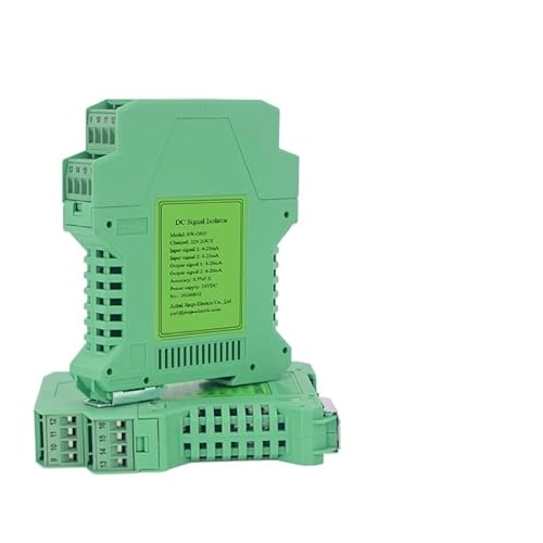 Intelligenter Transmitter zur Isolierung von Strom und Spannung 4-20mA 0-20mA 0-75mV 5V 10V 1 Stück (INPUT 4-20MA_OUTPUT 0-20MA_DC24V) von IZNIDUGK